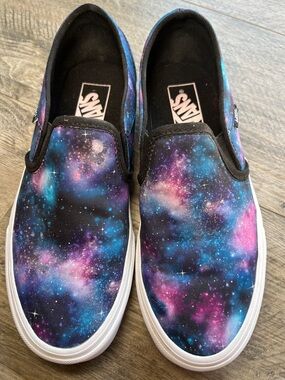 Women’s galaxy space vans W8 M6